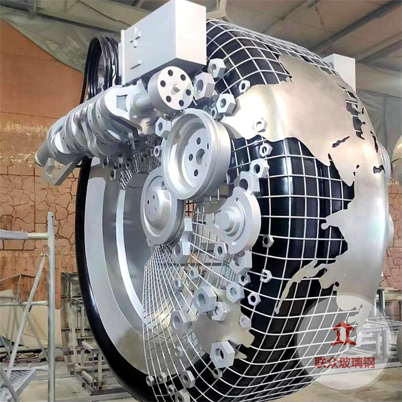 大型不銹鋼雕塑廠家定制抽象校園廣場地產(chǎn)水景園林現(xiàn)代金屬擺件