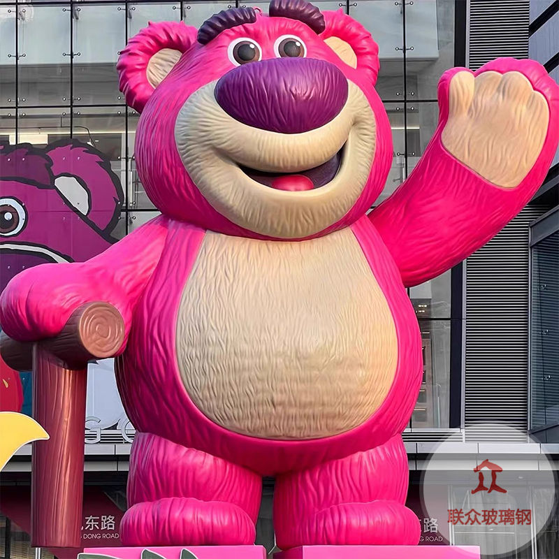 大型玻璃鋼雕塑廠家定制動(dòng)物卡通彩繪吉祥物城市商場(chǎng)景觀美陳擺件